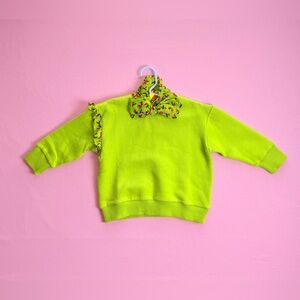 NWT Korean Clothing Brand I Love J Toddler Fleece Sweatshirt Size 4T